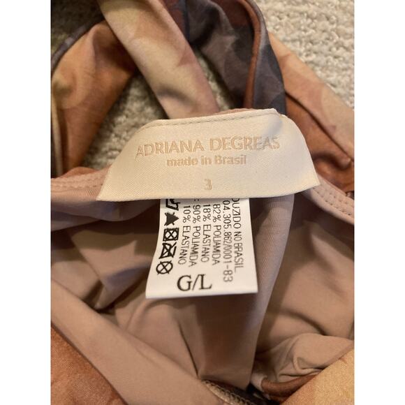 Adriana Degreas ~ Brazil Scales Print One Piece Swimsuit Sz 3 ~ NWT $380 - Picture 7 of 10